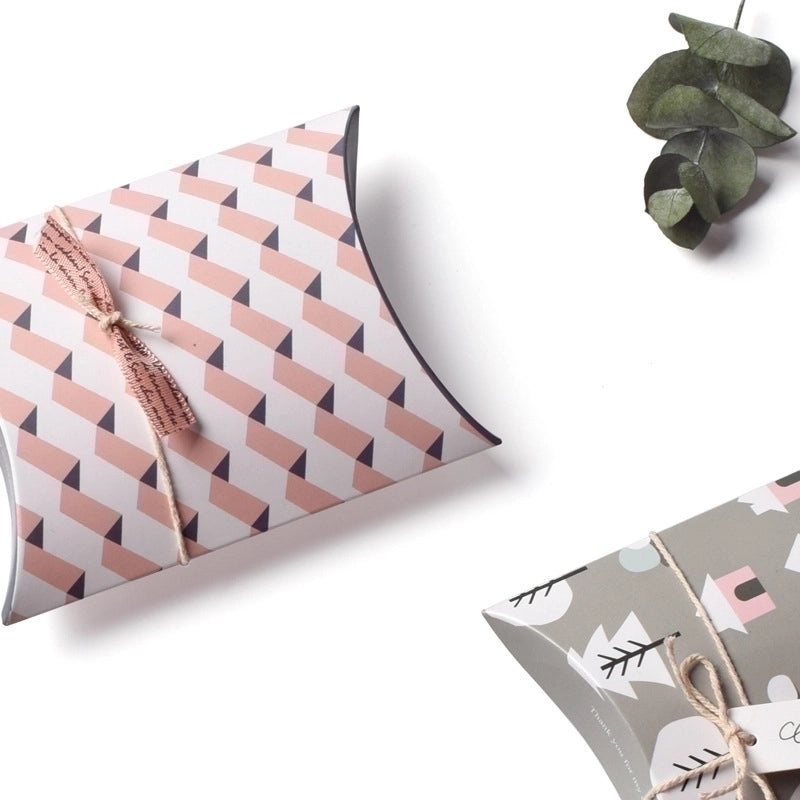 Creative Folding Candy Color Jewelry Gift Pillow Box Small Packaging|Jewelry Packaging