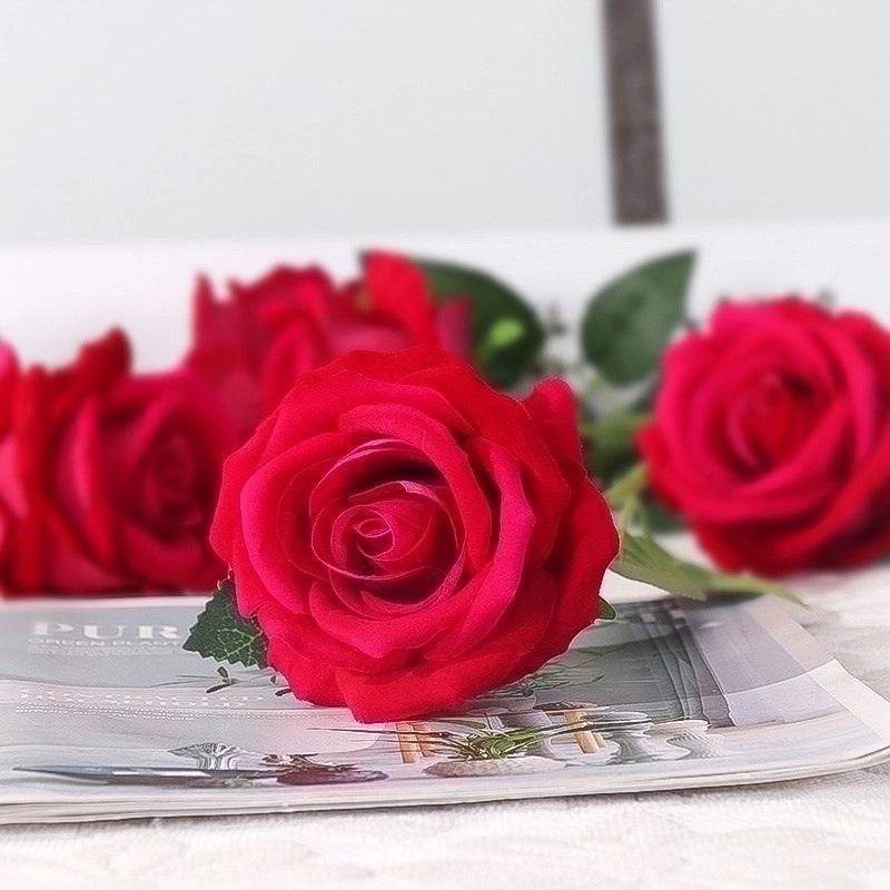 Romantic Lady Flower Flannel Artificial Plants Decorative Imitation Flowers|Home Decor Artificial Flowers