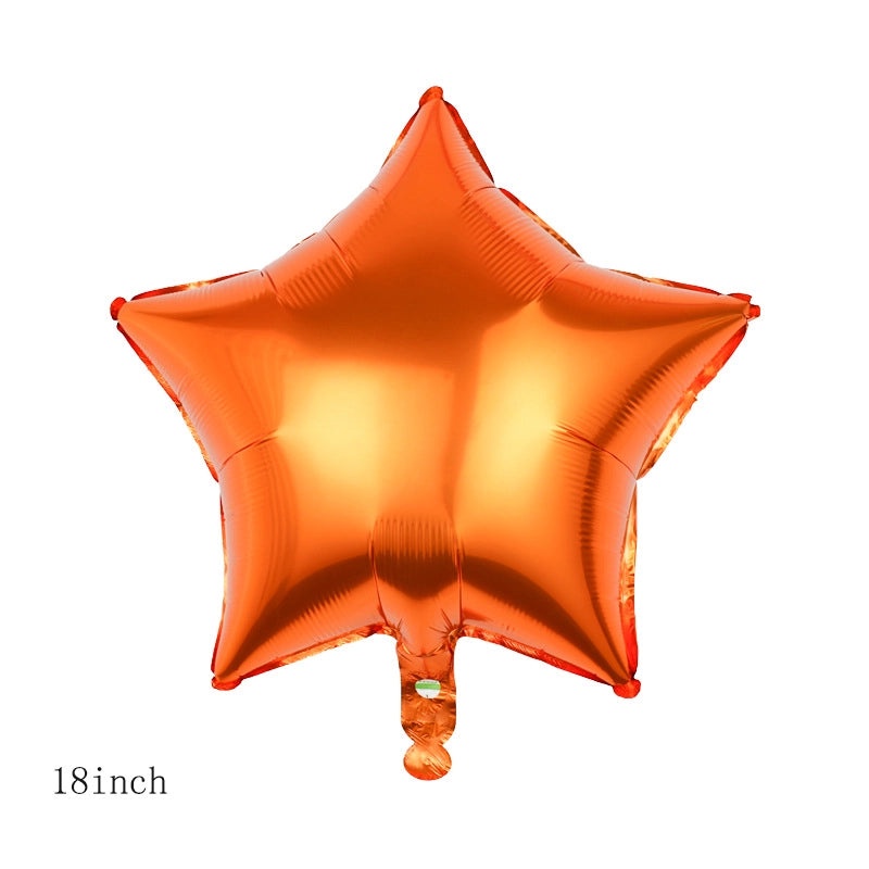 Birthday Star and Heart Shaped Aluminum Foil Balloons for Party Decorations|Party Supplies Balloons