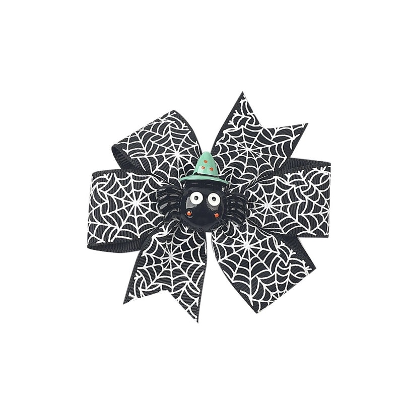 Funny Halloween Pattern Ribbed Ribbon Hairpin for Party|Hair Accessories