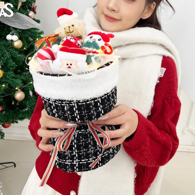 Nordic Christmas Santa Bear Decoration | Holiday Home Decor