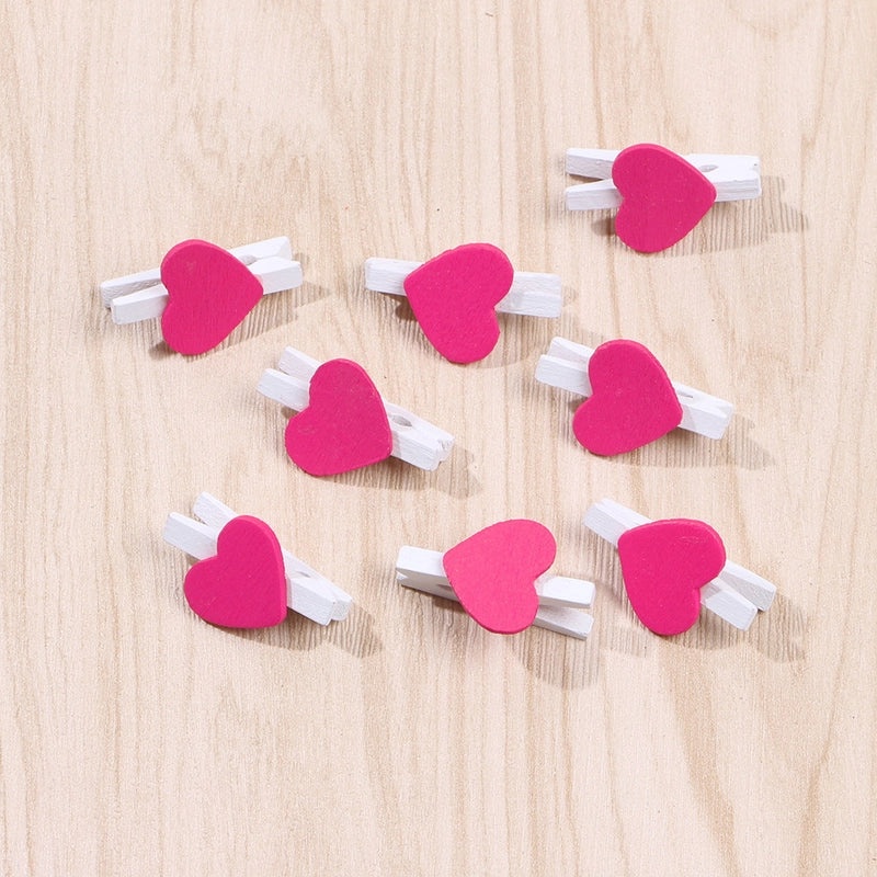 100 Pieces Wooden Love Charms for DIY Jewelry Making|Jewelry Making Supplies