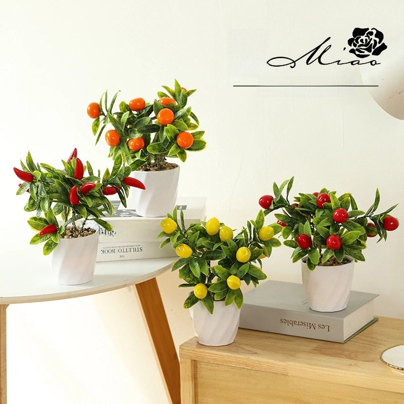 Creative Small Fruit Flower Indoor Plant Home Decor | Home & Garden Decorations