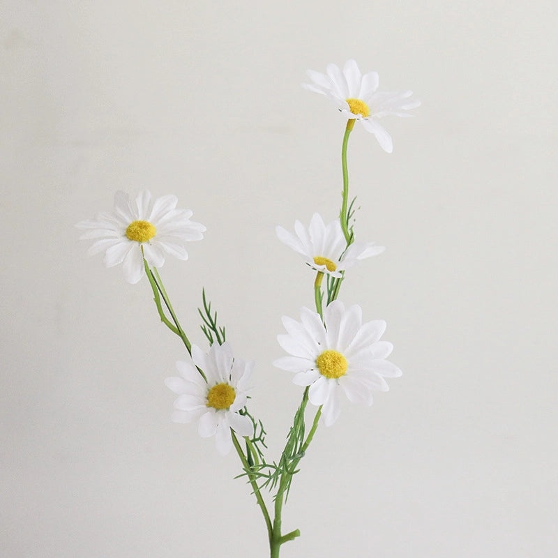 Chamomile Daisy Artificial Flowers Bouquet for Living Room and Dining Table Decor, Photo Props|Home Decor Artificial Flowers