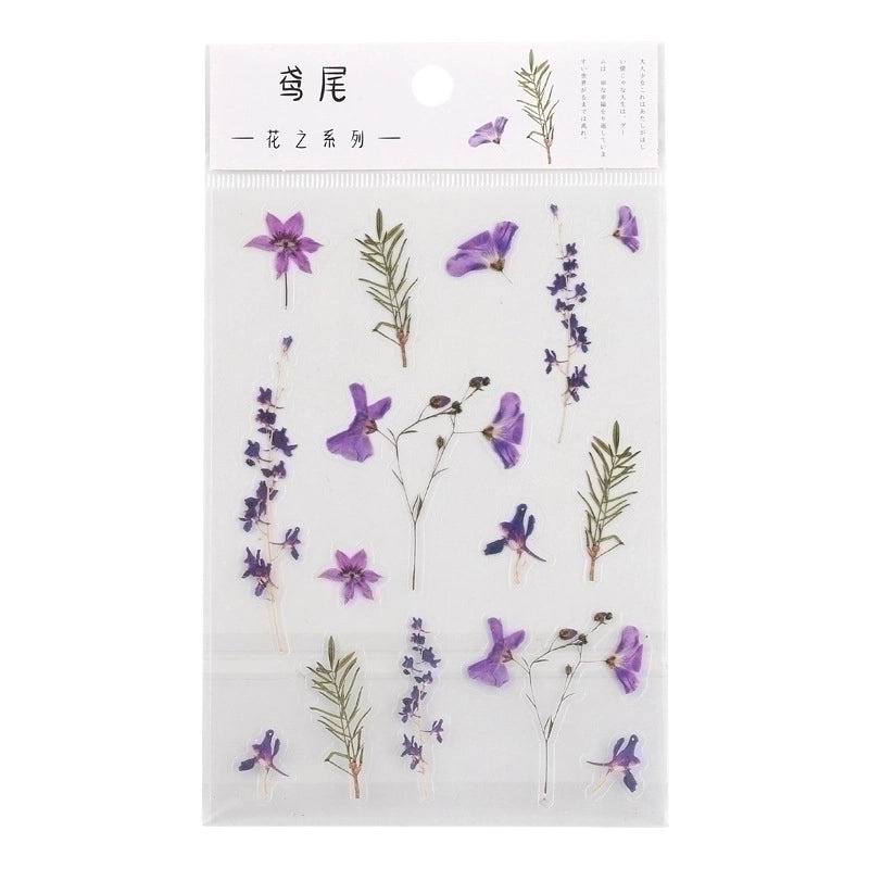 Floral Plant Material DIY Handcrafted Unique Pet Stickers|Home Decor & Craft Supplies