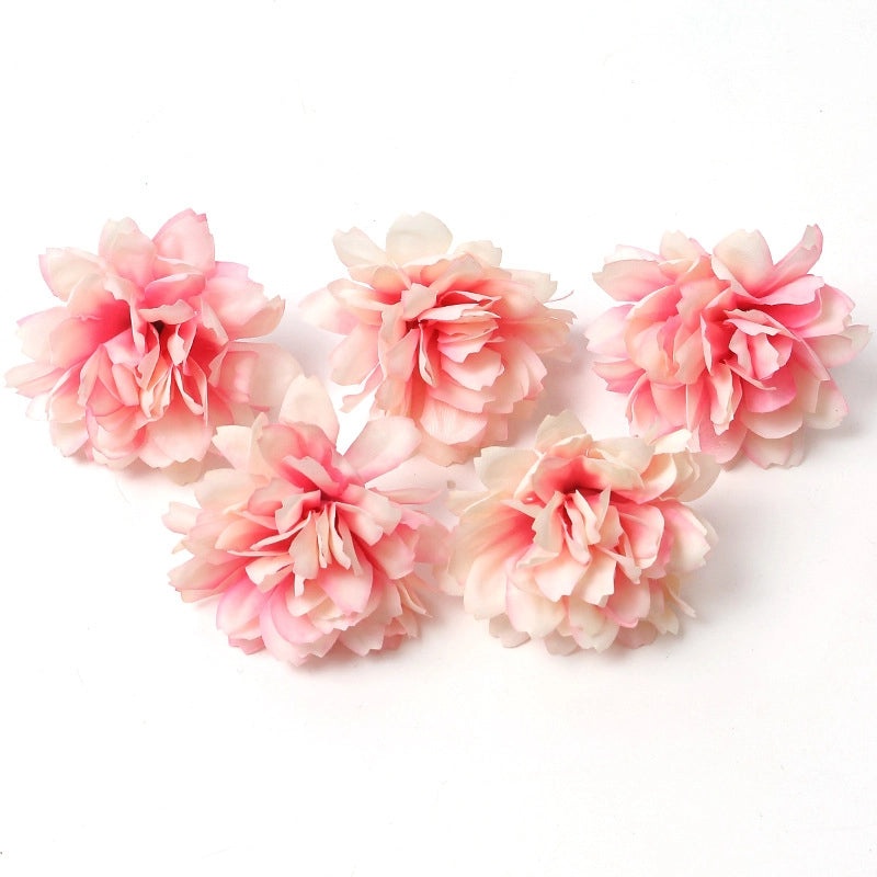 Pink Handmade Artificial Flower Hair Accessories for Wedding Photography DIY Decoration|Wedding Accessories