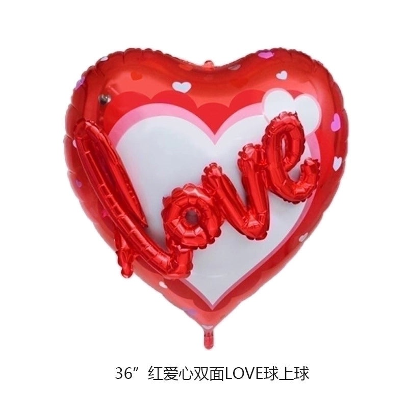 50 Pieces Heart Shape Aluminum Foil Balloons for Valentine's Day Birthday Party Decorations|Party Supplies Balloons