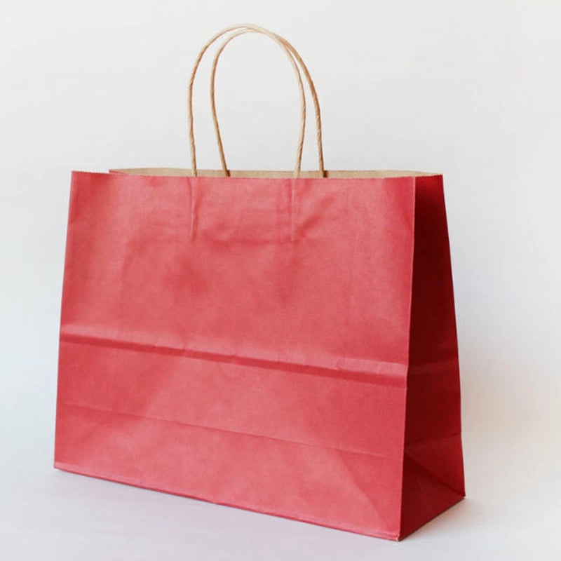 Simple Solid Color Paper Gift Bags for Holidays | Gift Packaging