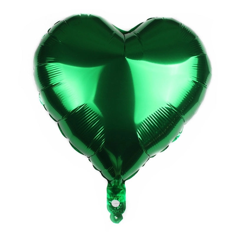 50 Pack Valentine's Day Heart-Shaped Aluminum Foil Balloons for Party Decor|Party Supplies