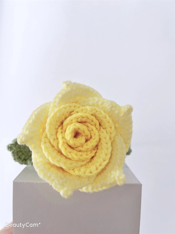 Elegant Lady Flower Yarn Artificial Blooms|Home Decor Artificial Flowers
