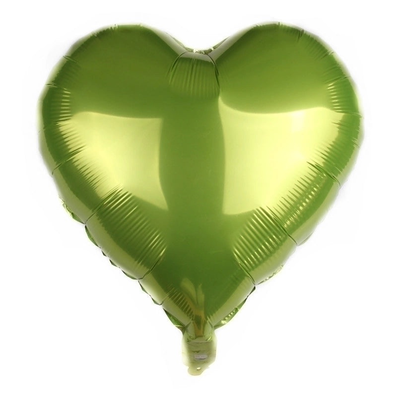 50 Pack Valentine's Day Heart-Shaped Aluminum Foil Balloons for Party Decor|Party Supplies
