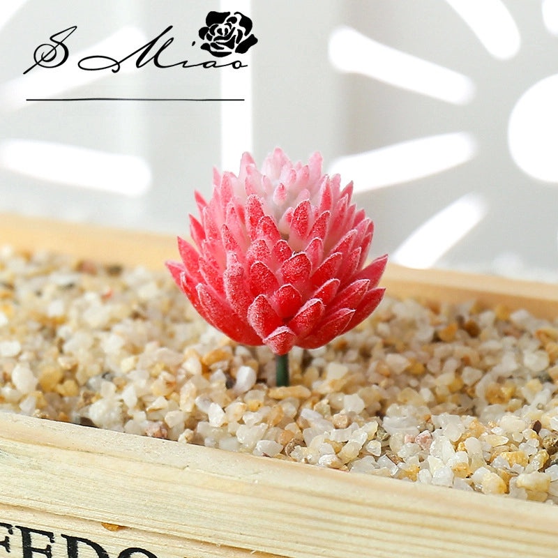 Jigwa Lotus Artificial Succulent Plant Wall Decor DIY Creative Supplies Factory Direct|Home & Garden Decorations