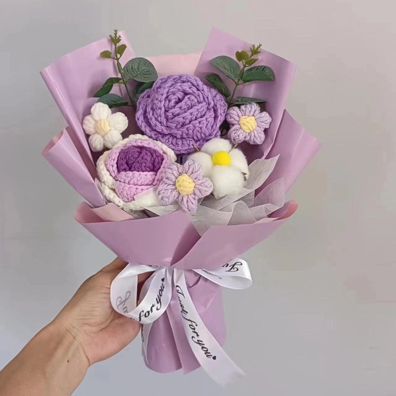 Simple Elegant Fabric Flower Bouquet|Home Decor Artificial Flowers