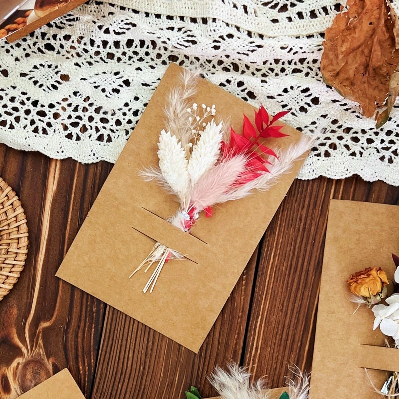 Elegant Romantic Dried Flower Arrangement Preserved Fresh Artificial Floral Decoration|Home Decor Artificial Flowers