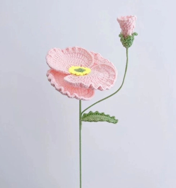 Handmade Pastoral Flower Yarn Artificial Blooms|Home Decor & Artificial Flowers