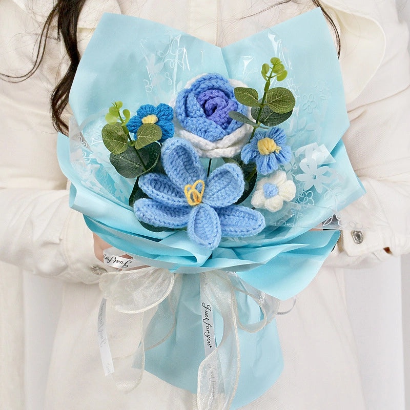 Simple Elegant Fabric Flower Bouquet|Home Decor Artificial Flowers
