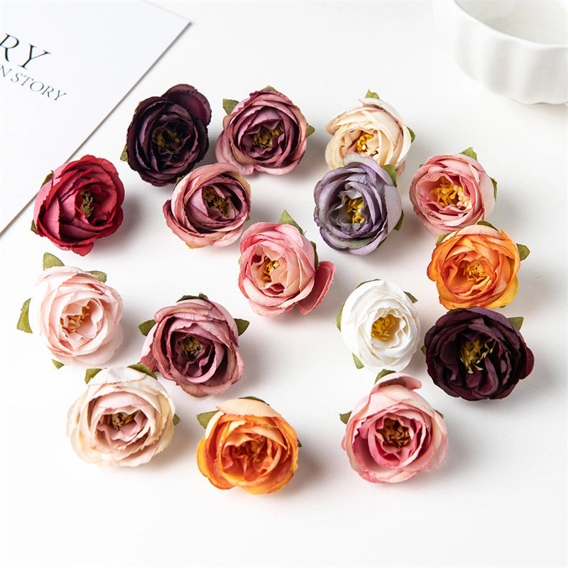 Elegant Minimalist Rose Silk Flower Artificial Plants for Home Decor|Artificial Flowers & Plants