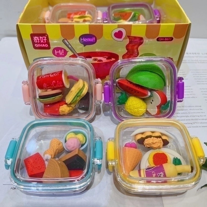 Cartoon-Inspired Detachable Assembled Eraser for Kids|School Supplies & Stationery