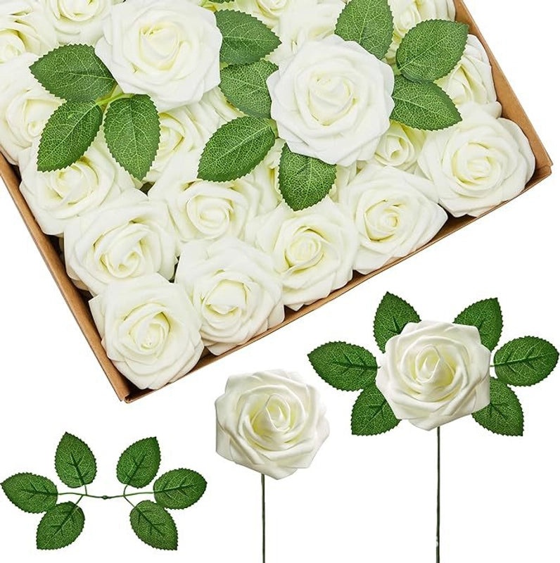 Soft PVC Romantic Flower Artificial Decoration|Home Decor & Garden