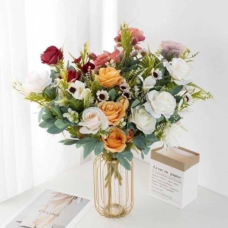 Minimalist Classic Silk Flower Artificial Plants Decorative Imitation Flowers|Home Decor Artificial Plants