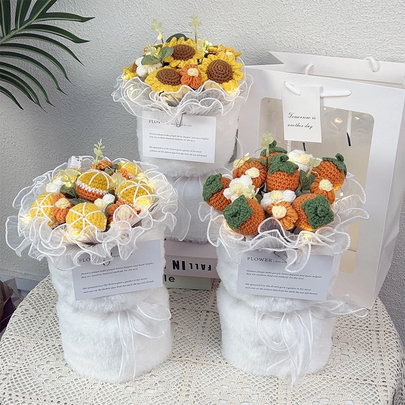 Simple Elegant Fabric Flower Bouquet|Home Decor Artificial Flowers