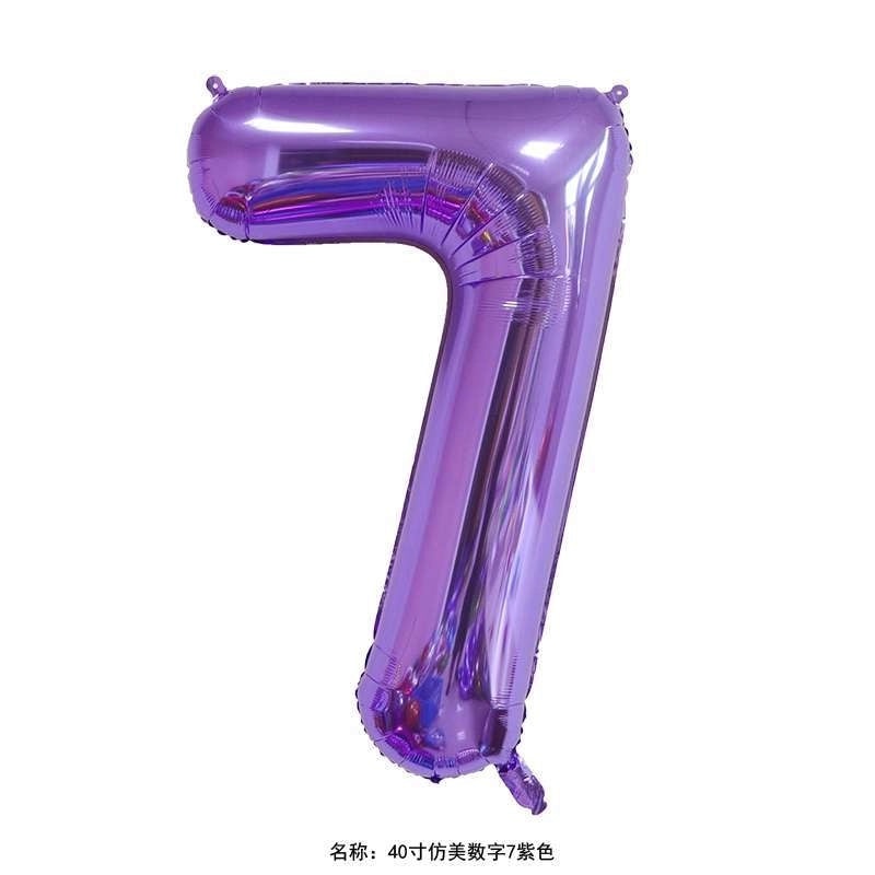Personalized Birthday Number Balloons Aluminum Foil Party Decorations|Party Supplies Balloons