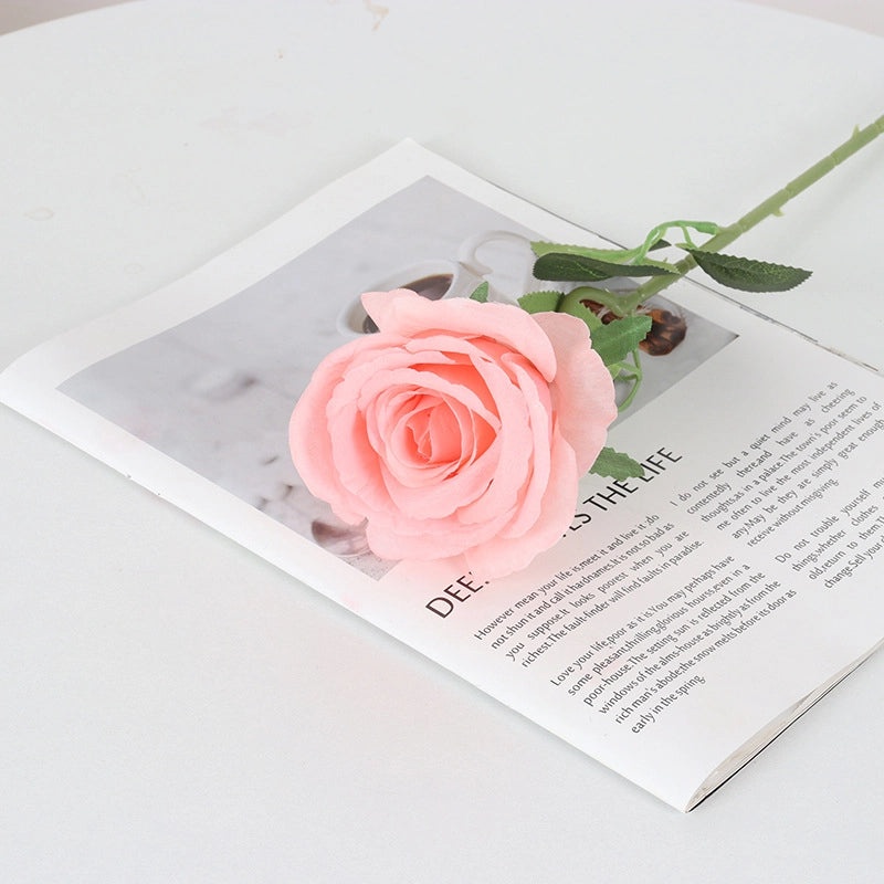 Velvet Pearl Rose Wall Decor for Home Hotel Wedding Valentine's Day | Home Decor & Wall Art