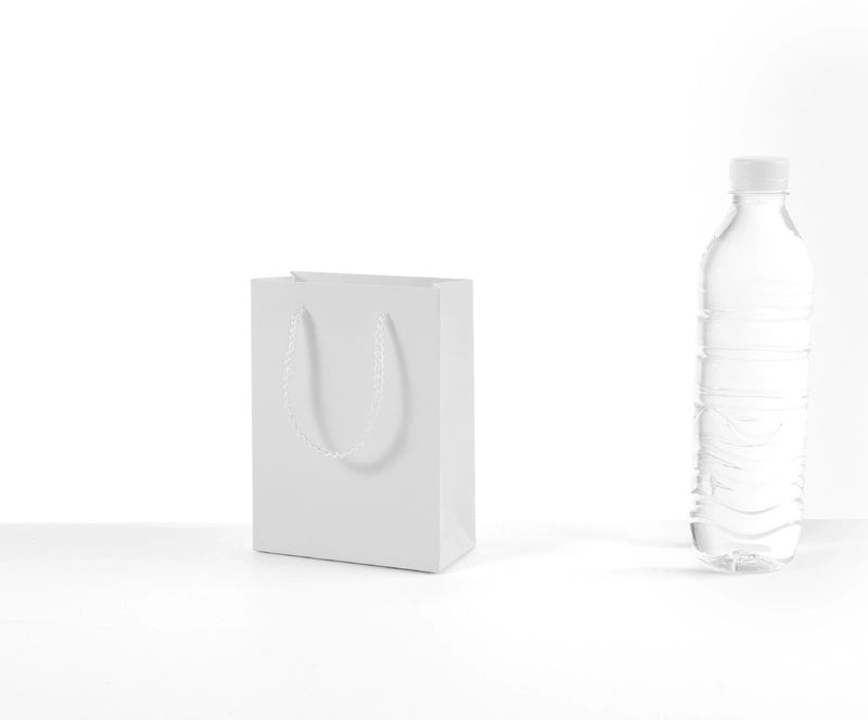 Thickened White Kraft Paper Gift Bag with Handles | Paper Bags & Gift Packaging