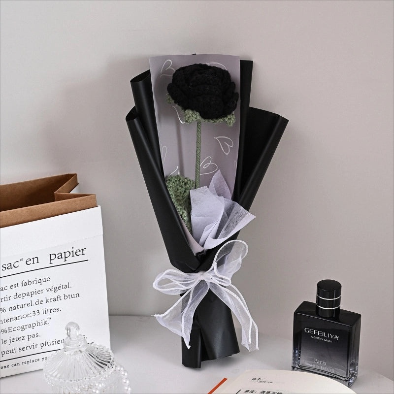 Elegant Minimalist Flower Yarn Artificial Flowers for Teachers' Day | Jewelry & Accessories