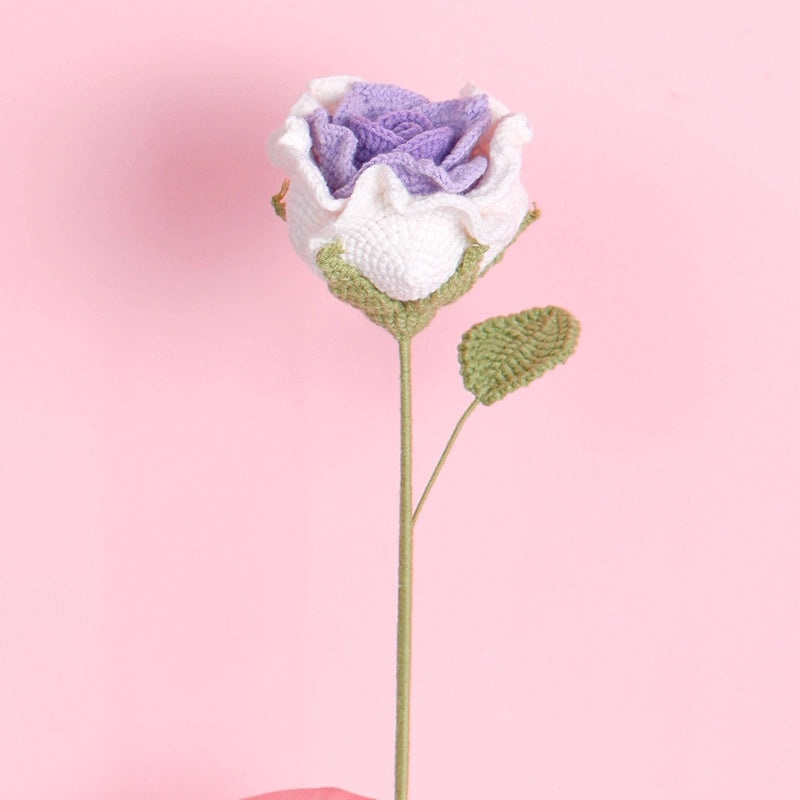 Elegant Preserved Fresh Flower Yarn for Ladies' Party Street Style|Women's Accessories