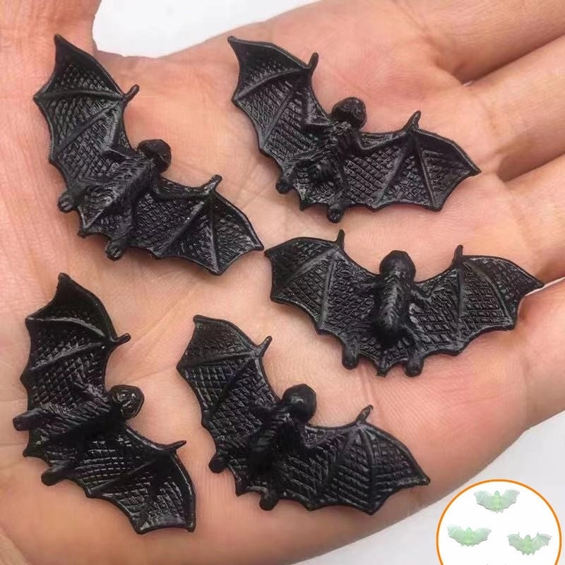 200 Pieces Halloween Cartoon Bat PVC Party Favors for Kids and Adults|Halloween Party Supplies