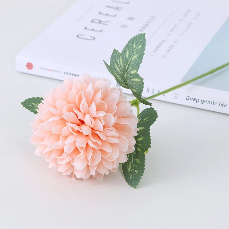 Artificial Silk Chrysanthemum Flower Single Stem Wedding Home Decor Soft Faux Floral Arrangement|Home Decor & Wedding Supplies