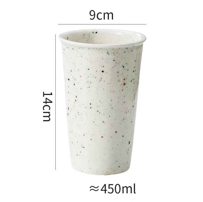 Stylish Polka Dot Ceramic Mug for Everyday Use | Home & Kitchen Mugs