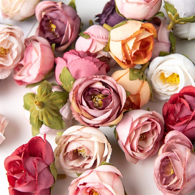 Elegant Minimalist Rose Silk Flower Artificial Plants for Home Decor|Artificial Flowers & Plants