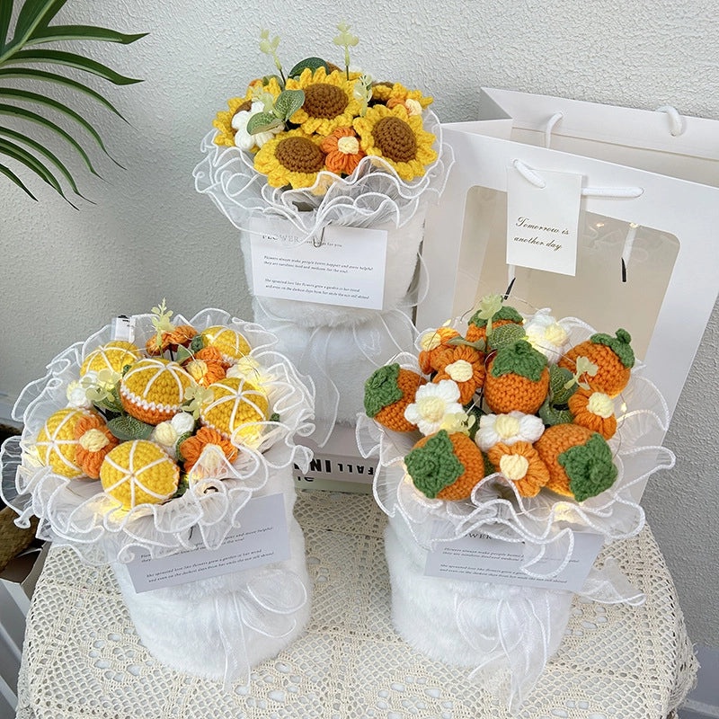 Simple Elegant Fabric Flower Bouquet|Home Decor Artificial Flowers