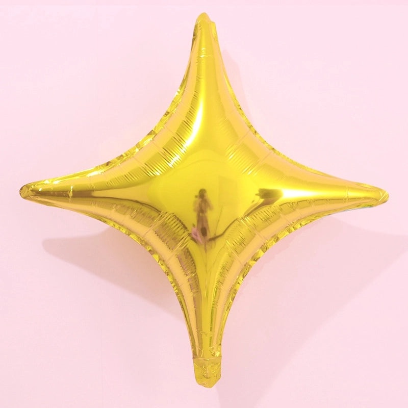 50 Star-Shaped Aluminum Foil Balloons for Birthday Party Decorations | Party Supplies & Balloons