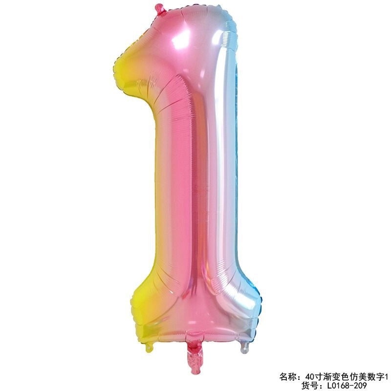 Personalized Birthday Number Balloons Aluminum Foil Party Decorations|Party Supplies Balloons