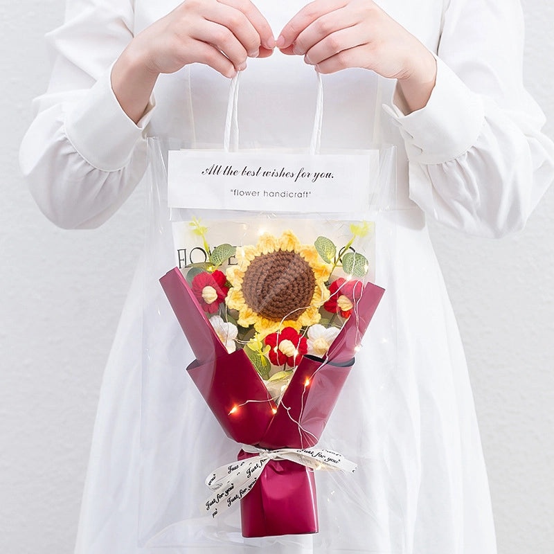 Simple Elegant Fabric Flower Bouquet|Home Decor Artificial Flowers