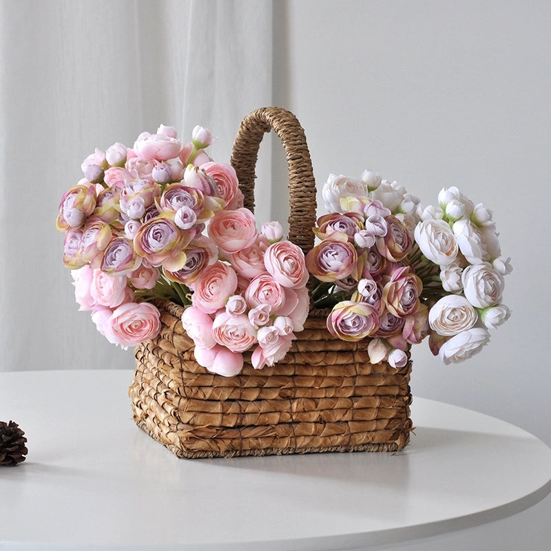 Mini Hand-tied Artificial Flower Bouquet Wedding Bridesmaid Photography Props Home Decor|Wedding Accessories