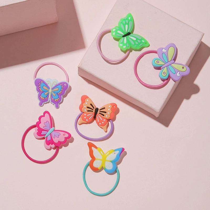 Cartoon Butterfly PVC Kids Party Gift Jewelry Set 1 Piece|Children's Accessories