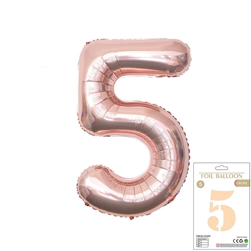 Personalized Birthday Number Balloons Aluminum Foil Party Decorations|Party Supplies Balloons