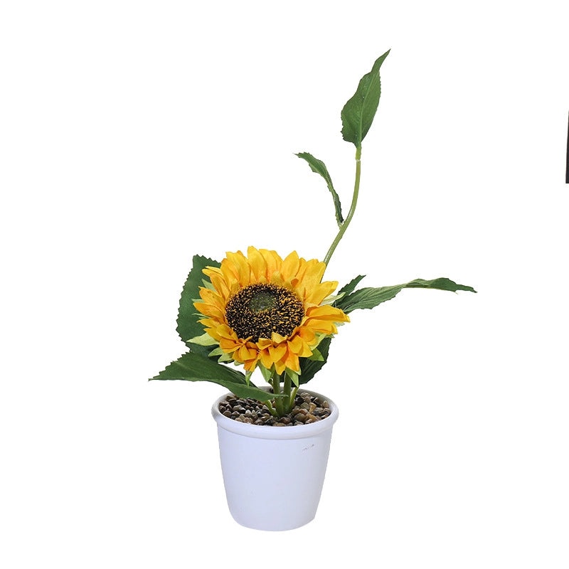Small Artificial Sunflower Plant Creative Pot Decoration|Home Decor Artificial Plants