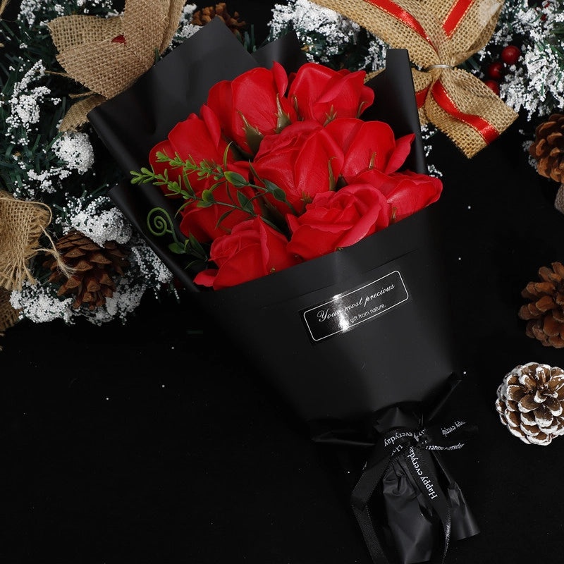 Elegant Floral Soap Flowers for Christmas and Thanksgiving|Home Decor & Gifts