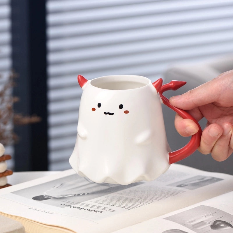 Cartoon Halloween Ceramic Water Bottle for Vacation and Casual Use 1 Piece | Home & Kitchen Accessories