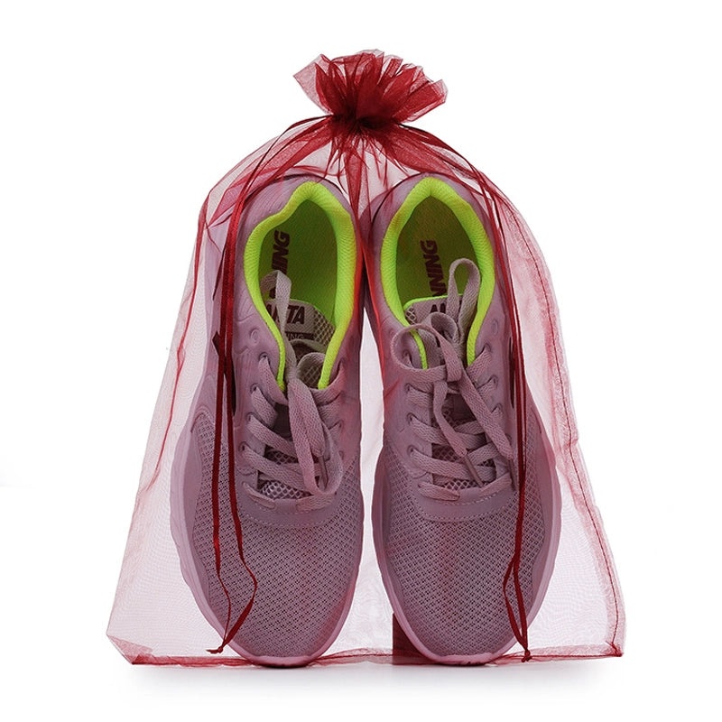 100 Pieces Solid Color Drawstring Bags 30x40cm for Wedding Candy Jewelry Gift Packaging|Packaging & Storage