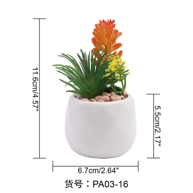 Minimalist Plastic Artificial Plant Flowers for Home Decor|Home & Garden Artificial Plants