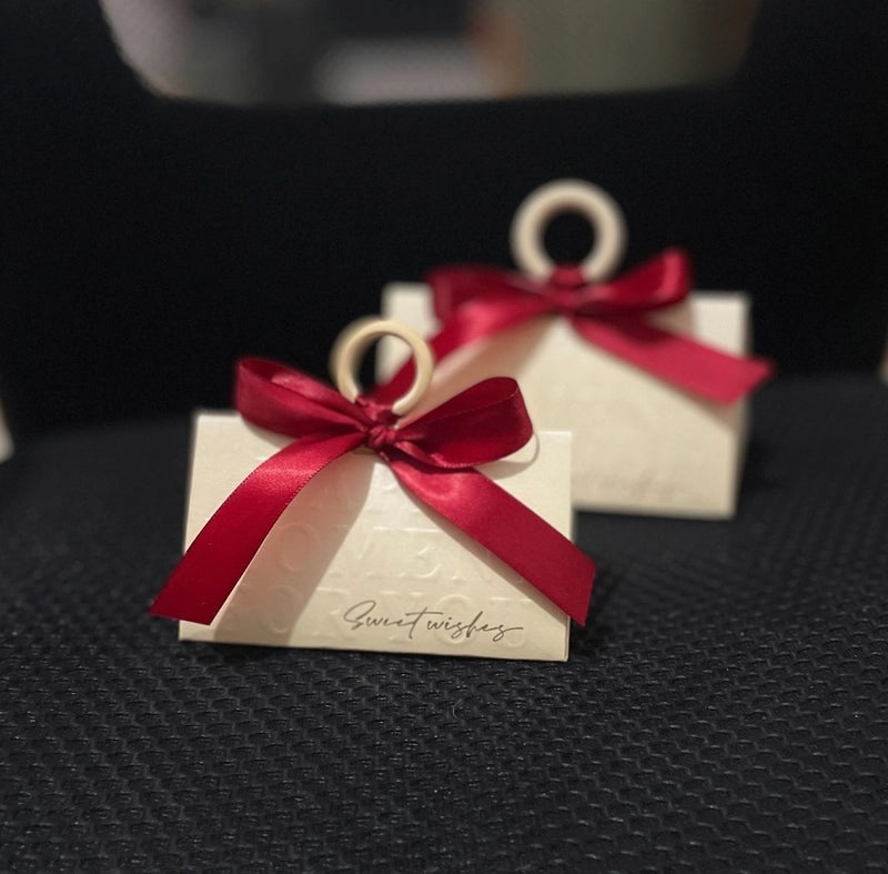 Alphabet Bow Knot Paper Gift Bags for Wedding Party Favors|Party Supplies