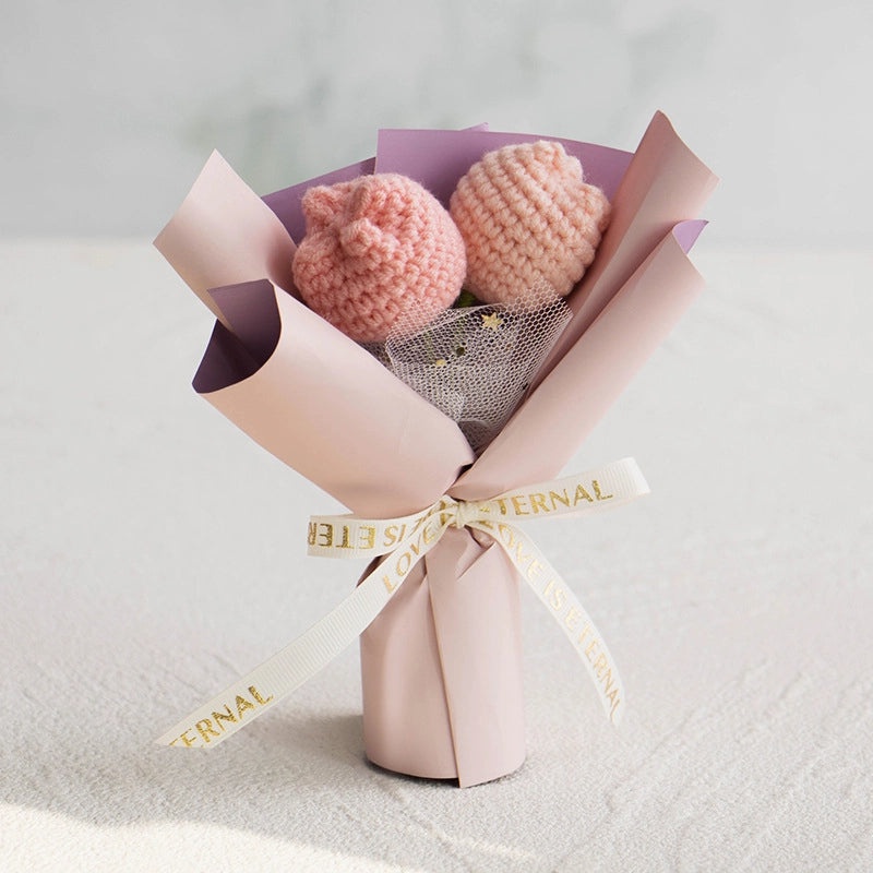 Colorful Yarn Artificial Flowers for Home Decor|Home & Garden > Home Decor > Artificial Flowers & Plants