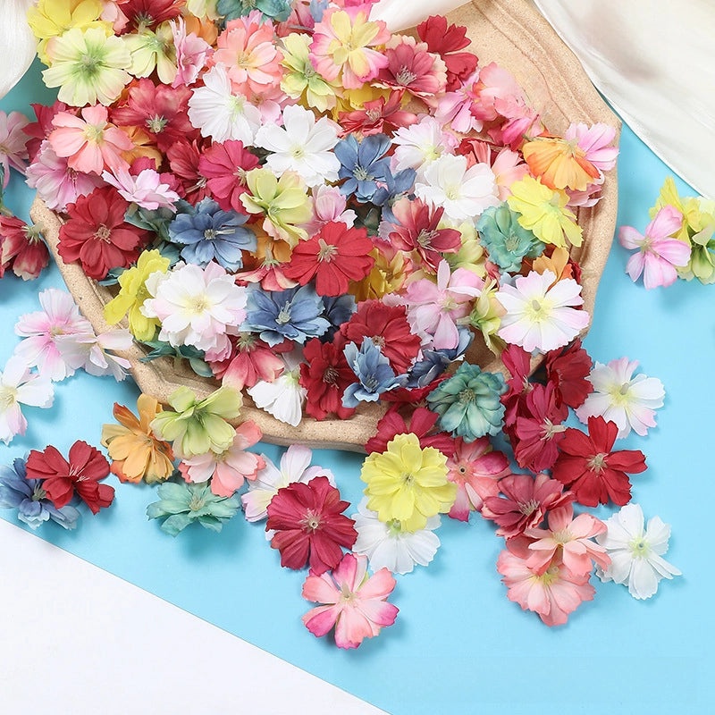 Artificial Plum Blossom Hairpin DIY Handmade Hanfu Headdress Fake Flower Hydrangea Set | Hanfu Accessories
