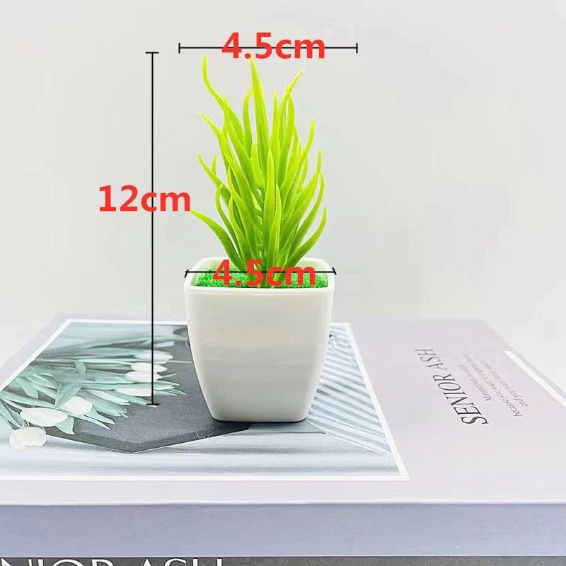 Artificial Succulent Aloe Plant Desktop Decoration Small Green Radish Pot|Home Decor